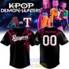 Saja Boys x Texas Rangers Special Baseball Jersey