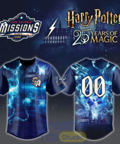 San Antonio Missions x Harry Potter Night ’25 Years of Magic’ Custom Baseball Jersey