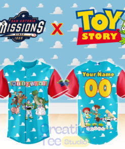 San Antonio Missions x Toy Story Night Custom Baseball Jersey