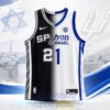 San Antonio Spurs Israel Heritage 2026 NBA Finals Basketball Jersey