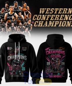 San Antonio Spurs Western Conference Champions 2026 Tee Hoodie