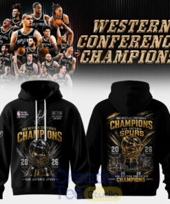 San Antonio Spurs Western Conference Champions 2026 Tee Hoodie