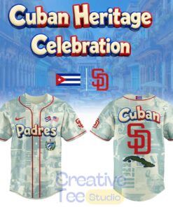 San Diego Padres x Cuba Heritage Night 2026 Celebration Baseball Jersey San Diego Padres x Cuba Heritage Night 2026 Celebration Baseball Jersey
