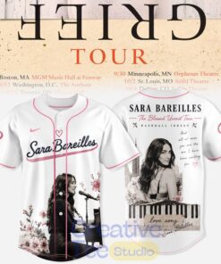 Sara Bareilles ‘Good Grief’ Tour 2026 Baseball Jersey