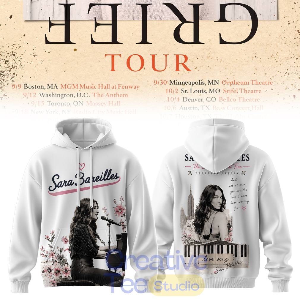 Sara Bareilles 'Good Grief' Tour 2026 Hoodie Sara Bareilles 'Good Grief' Tour 2026 Hoodie