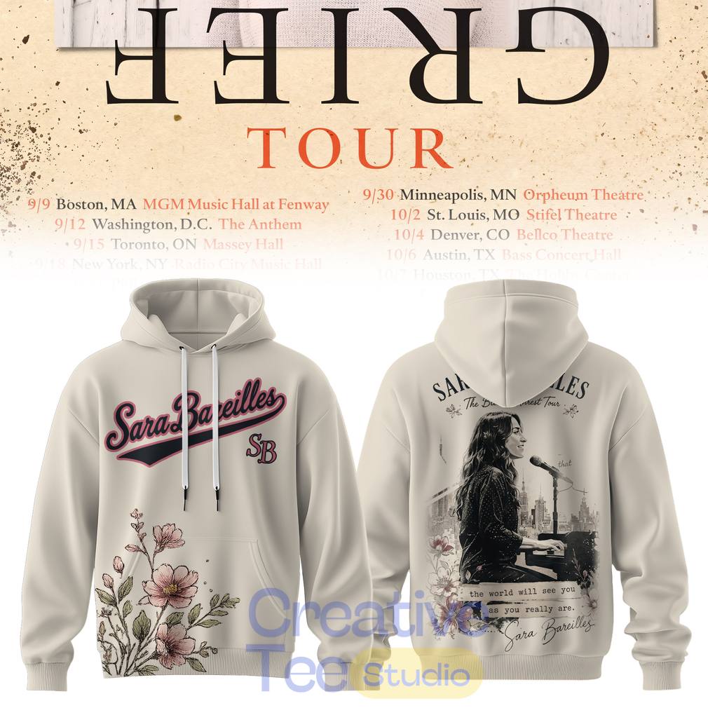 Sara Bareilles 'Good Grief' Tour 2026 Hoodie Sara Bareilles 'Good Grief' Tour 2026 Hoodie