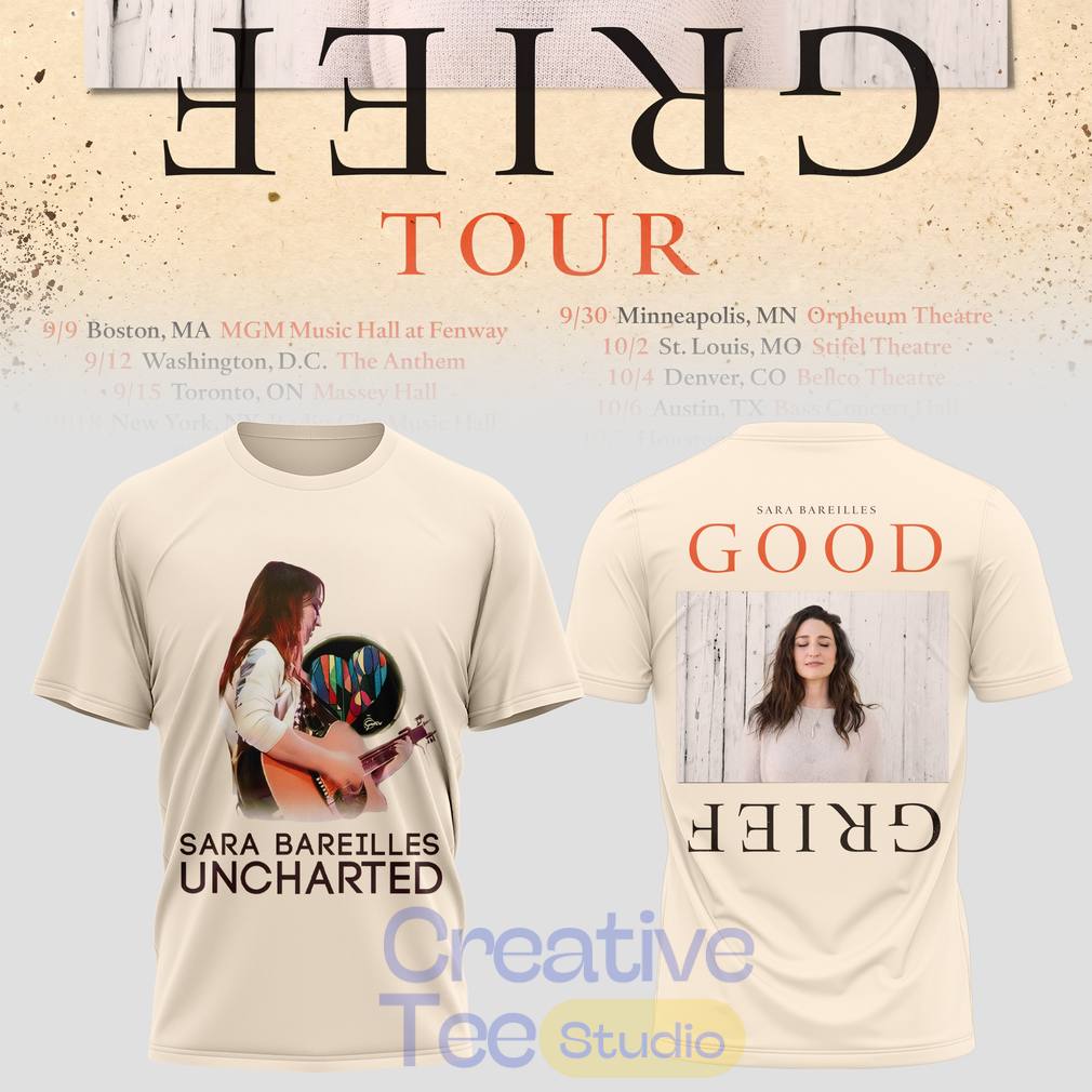Sara Bareilles 'Good Grief' Tour 2026 T-Shirt Sara Bareilles 'Good Grief' Tour 2026 T-Shirt