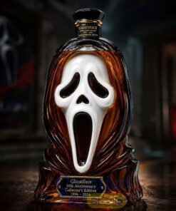 Scream Ghostface Mask 30th Anniversary Commemorative Edition Whiskey Bottle