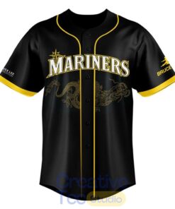 Seattle Mariners 2026 Bruce Lee Night Custom Jersey