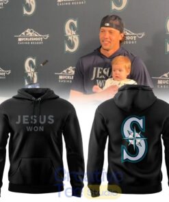 Seattle Mariners JESUS WON 2026 Special Tee Hoodie