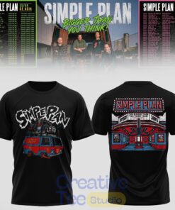 Simple Plan Bigger Than You Think Tour Limited Edition 3D Shirt