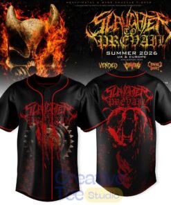 Slaughter to Prevail Summer Tour 2026 Baseball Jersey