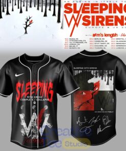Sleeping With Sirens An Ending In Itself Tour Baseball Jersey