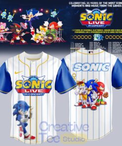Sonic Live in Concert 2026 Baseball Jersey