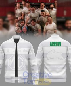 South Sydney Rabbitohs Arrow White 2026 Baseball Jacket