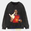 Spain Football Lamine Yamal Drunk Middle Finger TShirt 5 E85ME.jpg