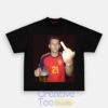Spain Football Oyarzabal Drunk Middle Finger T-Shirt