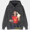 Spain Football Oyarzabal Drunk Middle Finger TShirt 6 H2XAT.jpg