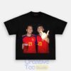 Spain Football Oyarzabal x Pedri Drunk Middle Finger T-Shirt