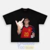 Spain Football Pedri Smoke & Beer Graphic Tee