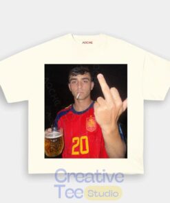 Spain Football Pedri Smoke & Beer Graphic Tee