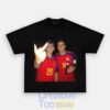 Spain Football Rodri x Pedri Drunk Middle Finger T-Shirt