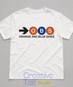 Spike Lee Orange and Blue Skies 2026 NBA Finals Game 2 Brooklyn T-Shirt