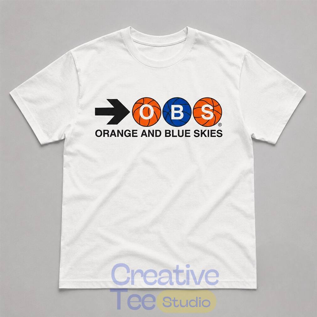 Spike Lee Orange and Blue Skies 2026 NBA Finals Game 2 Brooklyn T-Shirt Spike Lee Orange and Blue Skies 2026 NBA Finals Game 2 Brooklyn T-Shirt