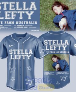 Stella Lefty Live From Australia Tour 2026 Baseball Jersey