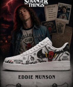 Stranger Things Eddie Munson Special AF1 Shoes
