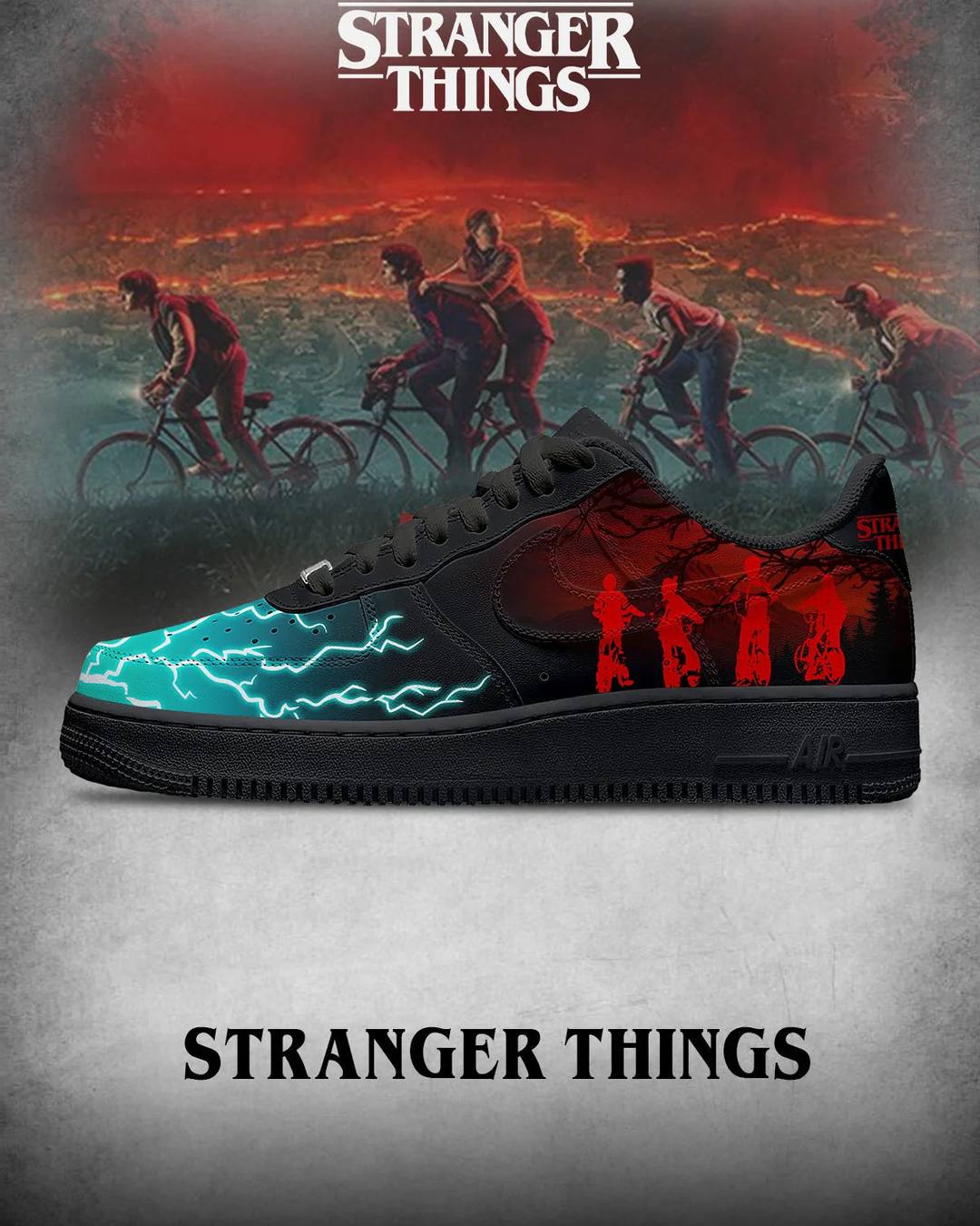 Stranger Things The Upside Down Special AF1 Shoes Stranger Things The Upside Down Special AF1 Shoes