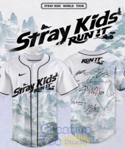 Stray Kids World Tour RUN IT 2026 Edition Baseball Jersey