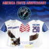 Sugar Land Space Cowboys x 250America Anniversary Custom Baseball Jersey