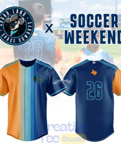 Sugar Land Space Cowboys x Soccer Weekend Special Baseball Jersey