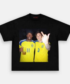 Sweden National Team Lindelof and Elanga Tee