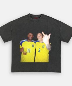Sweden National Team Lindelof and Elanga Tee