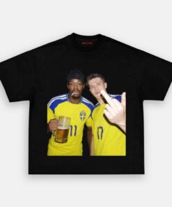 Sweden Off The Pitch Drunk Smoke Tee