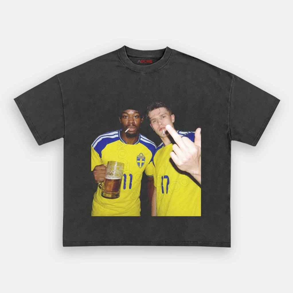 Sweden Off The Pitch Drunk Smoke Tee Sweden Off The Pitch Drunk Smoke Tee
