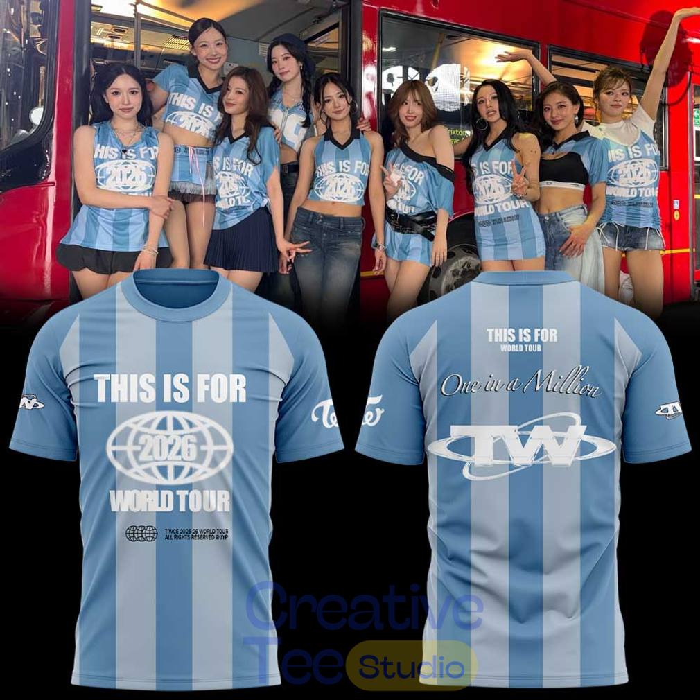 TWICE This Is For World Tour 2026 Signature T-Shirt TWICE This Is For World Tour 2026 Signature T-Shirt