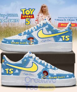Taylor Swift x Toy Story 5 “I Knew It, I Knew You” Custom Air Force 1 Shoes
