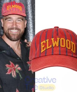 Taylor Travis Kelce Elwood Hat At Backstage Oh Mary Cap