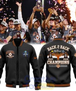 Texas Longhorns 2026 NCAA Softball National Champions Baseball Jacket