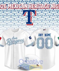 Texas Rangers 2026 Mexican Heritage Night Customize baseball Jersey