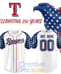 Texas Rangers America’s 250th Baseball Jersey