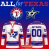 Texas Rangers x Dallas Stars Night 2026 Hockey Jersey