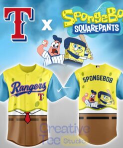 Texas Rangers x SpongeBob Squarepants Night Special Jersey