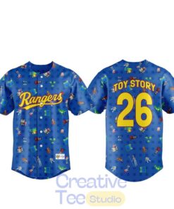 Texas Rangers x Toy Story Night 2026 Baseball Jersey