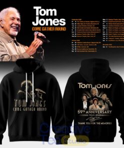 Tom Jones Come Gather Round Tour 2026 Special Hoodie