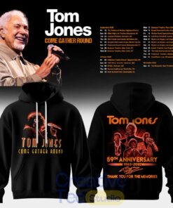 Tom Jones Come Gather Round Tour 2026 Special Hoodie