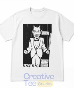 Travis Barker Raymond Pettibon Black Flag Shirt